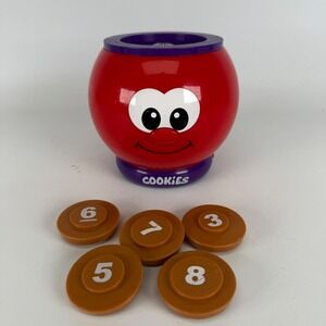 The Learning Journey Learn With Me - Count And Learn Cookie Jar 5 COOKIES NO LID